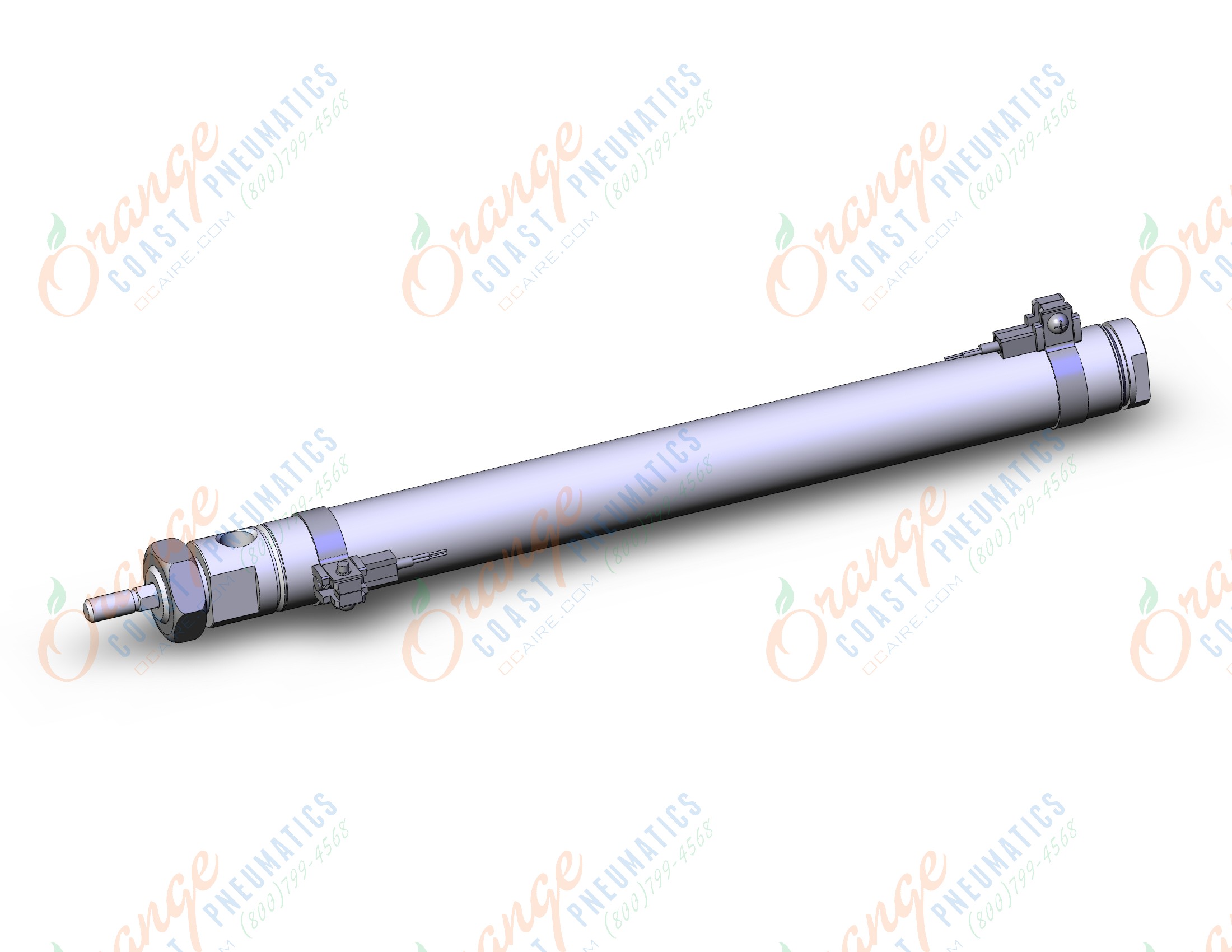 SMC NCDMKB088-0800C-A93L cylinder, NCM ROUND BODY CYLINDER