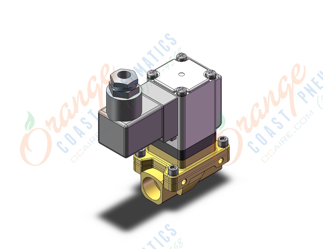 SMC VXZ2A2BGB valve, media, VXD/VXZ 2-WAY MEDIA VALVE