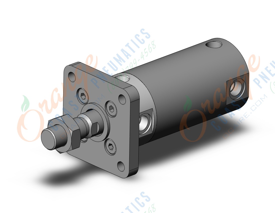 SMC CDG1FN40-25Z cylinder, CG/CG3 ROUND BODY CYLINDER