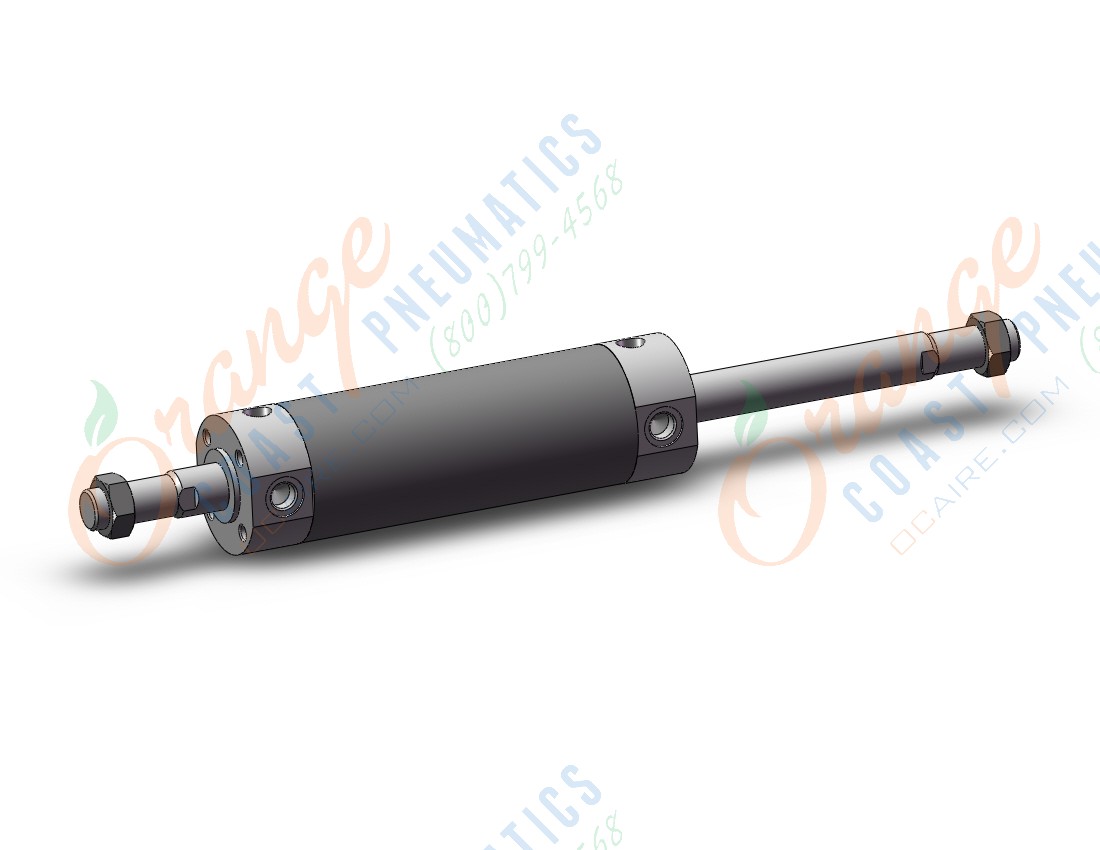 SMC CDG1WBN40-75Z base cylinder, CG/CG3 ROUND BODY CYLINDER