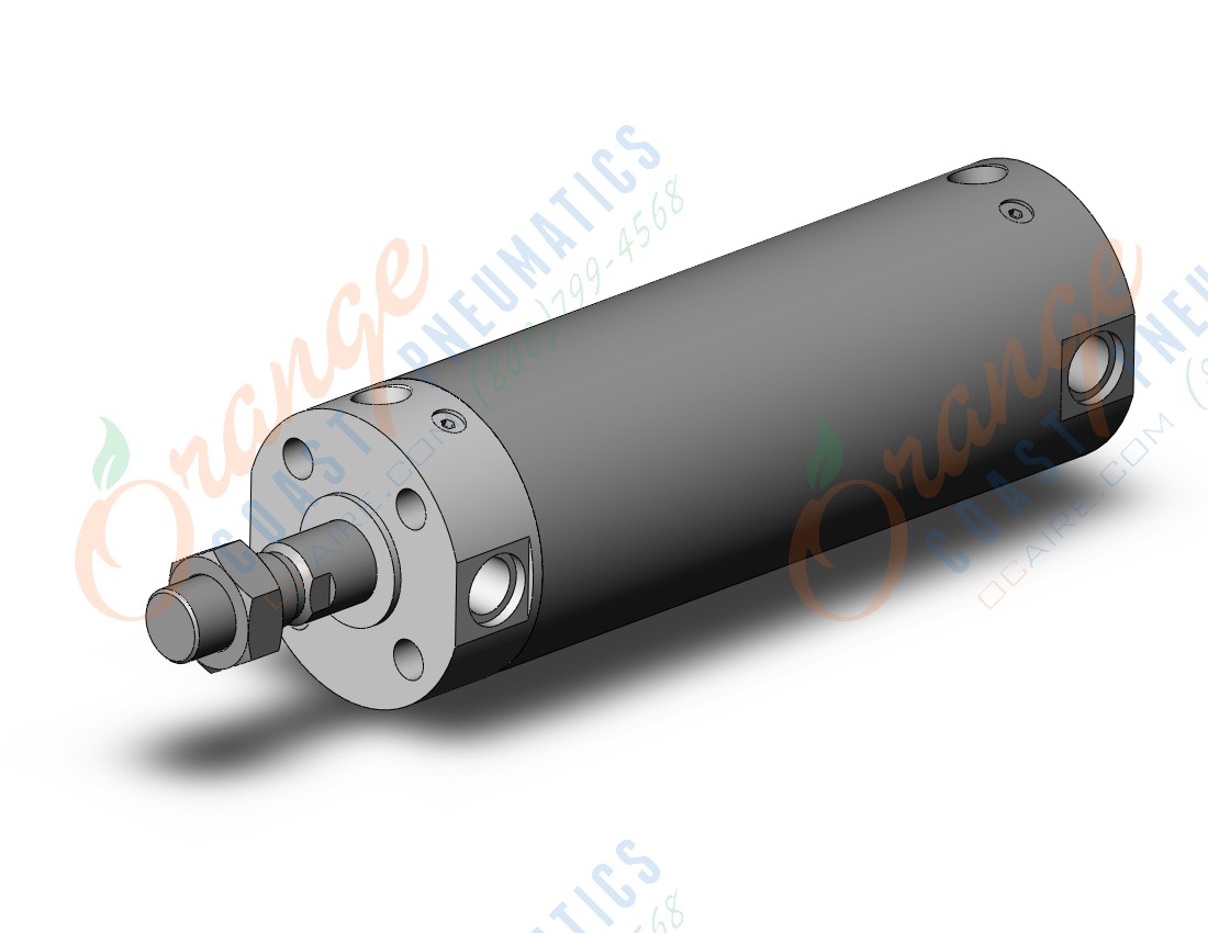 SMC CDG1BA63TN-125Z cylinder, CG/CG3 ROUND BODY CYLINDER