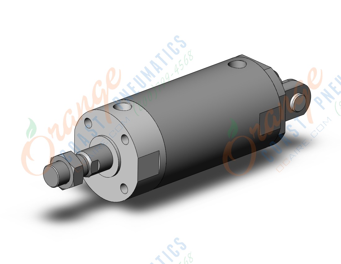 SMC CG1DN80TN-75Z cylinder, CG/CG3 ROUND BODY CYLINDER