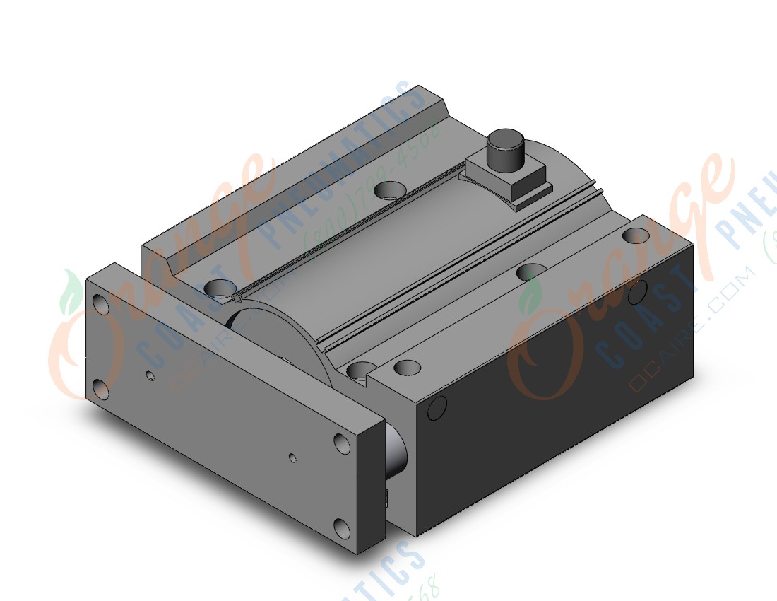 SMC MGPM100N-125-HL cyl, end lock guide, slide brg, MGP COMPACT GUIDE CYLINDER