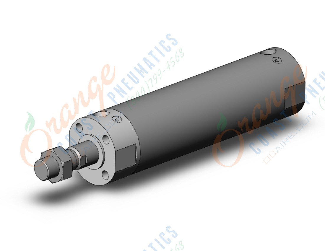 SMC CDG1ZA50-125Z base cylinder, CG/CG3 ROUND BODY CYLINDER