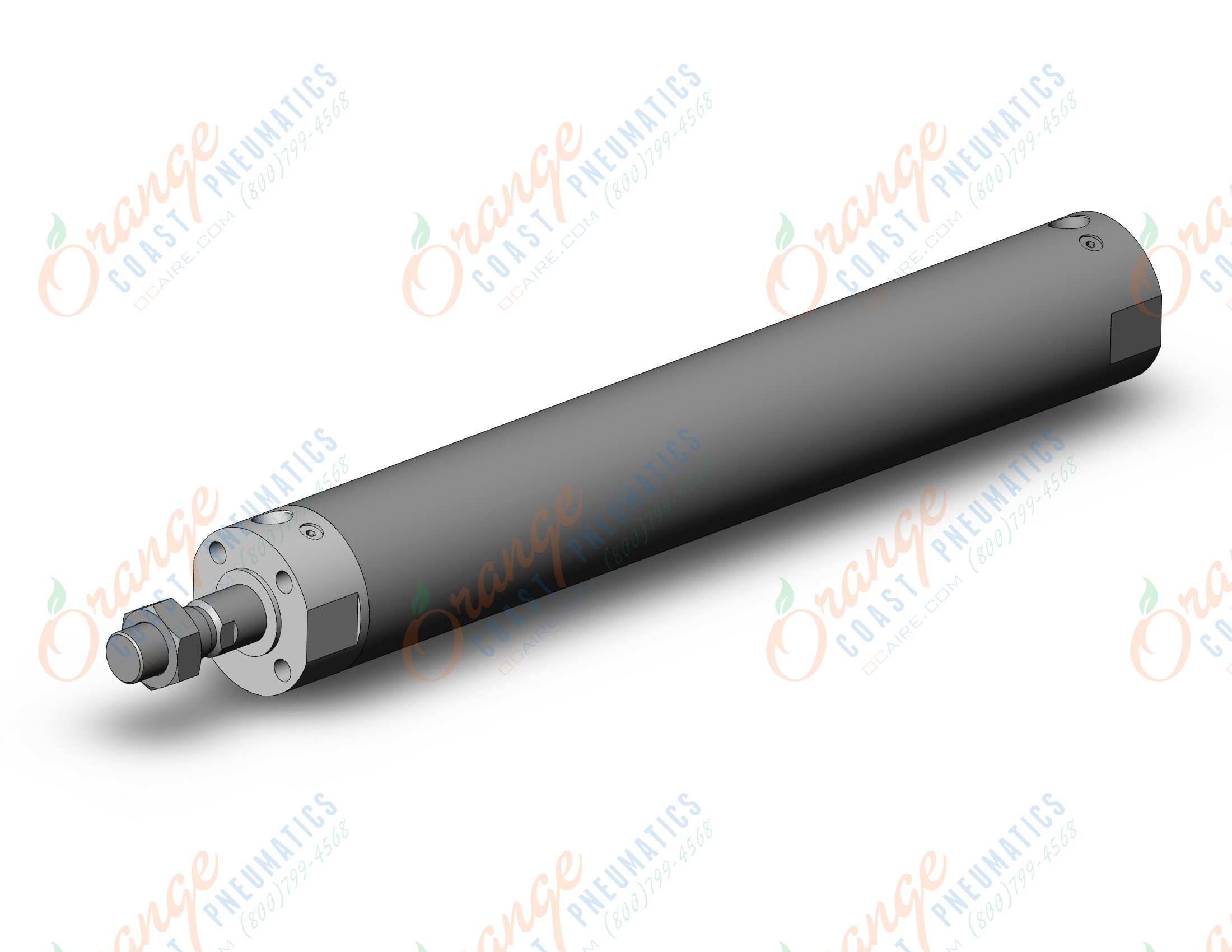 SMC CDG1ZA50-300Z base cylinder, CG/CG3 ROUND BODY CYLINDER