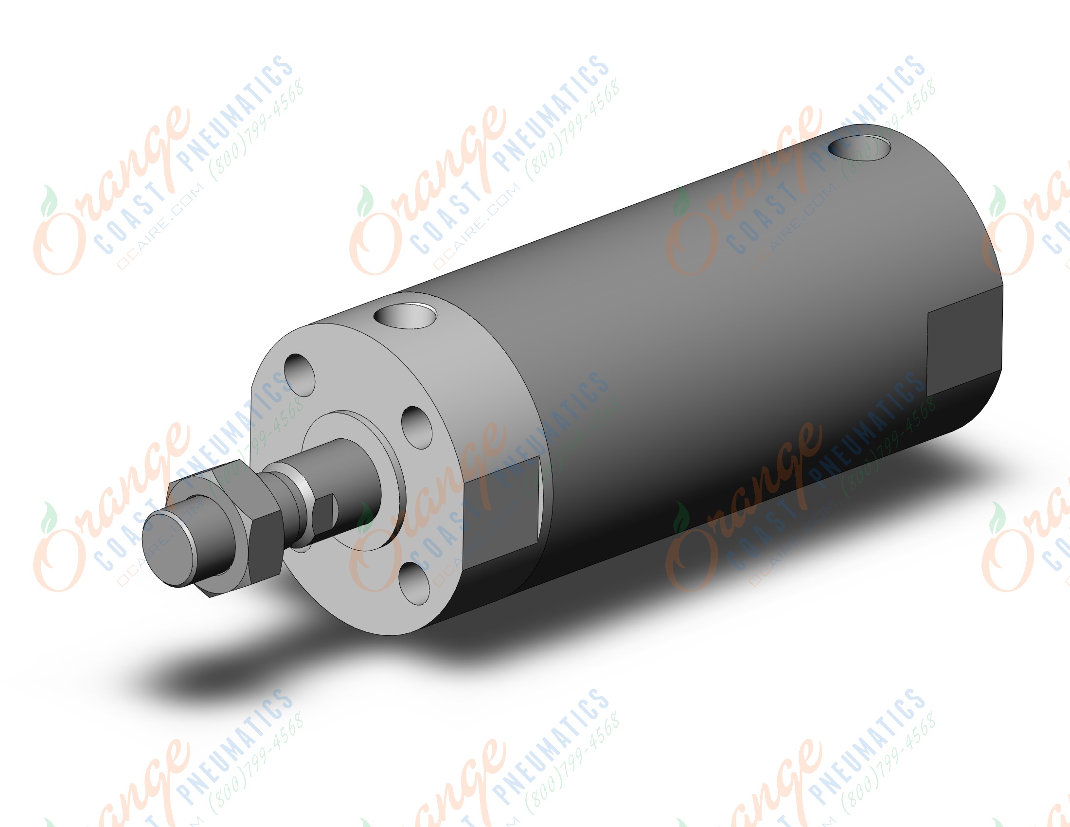 SMC CDG1ZN63-75Z base cylinder, CG/CG3 ROUND BODY CYLINDER