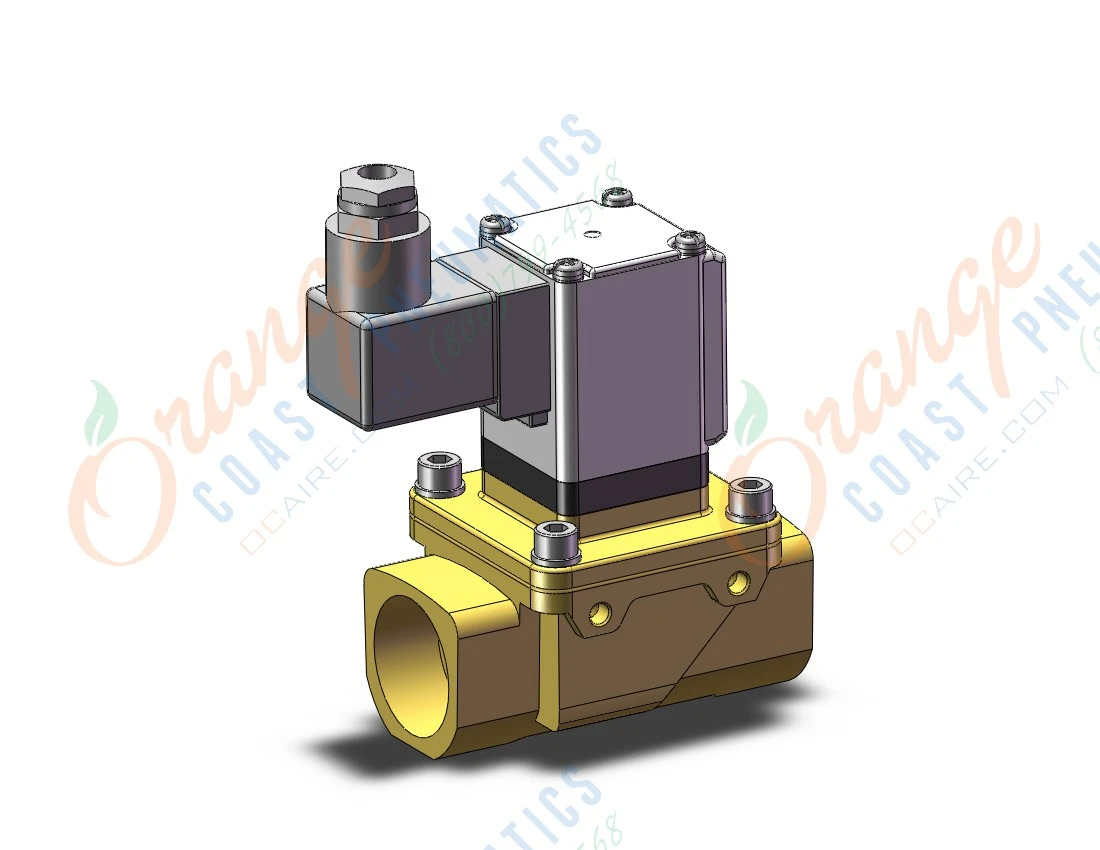 SMC VXZ2D0KLB solenoid valve, (n.c.), VXD/VXZ 2-WAY MEDIA VALVE