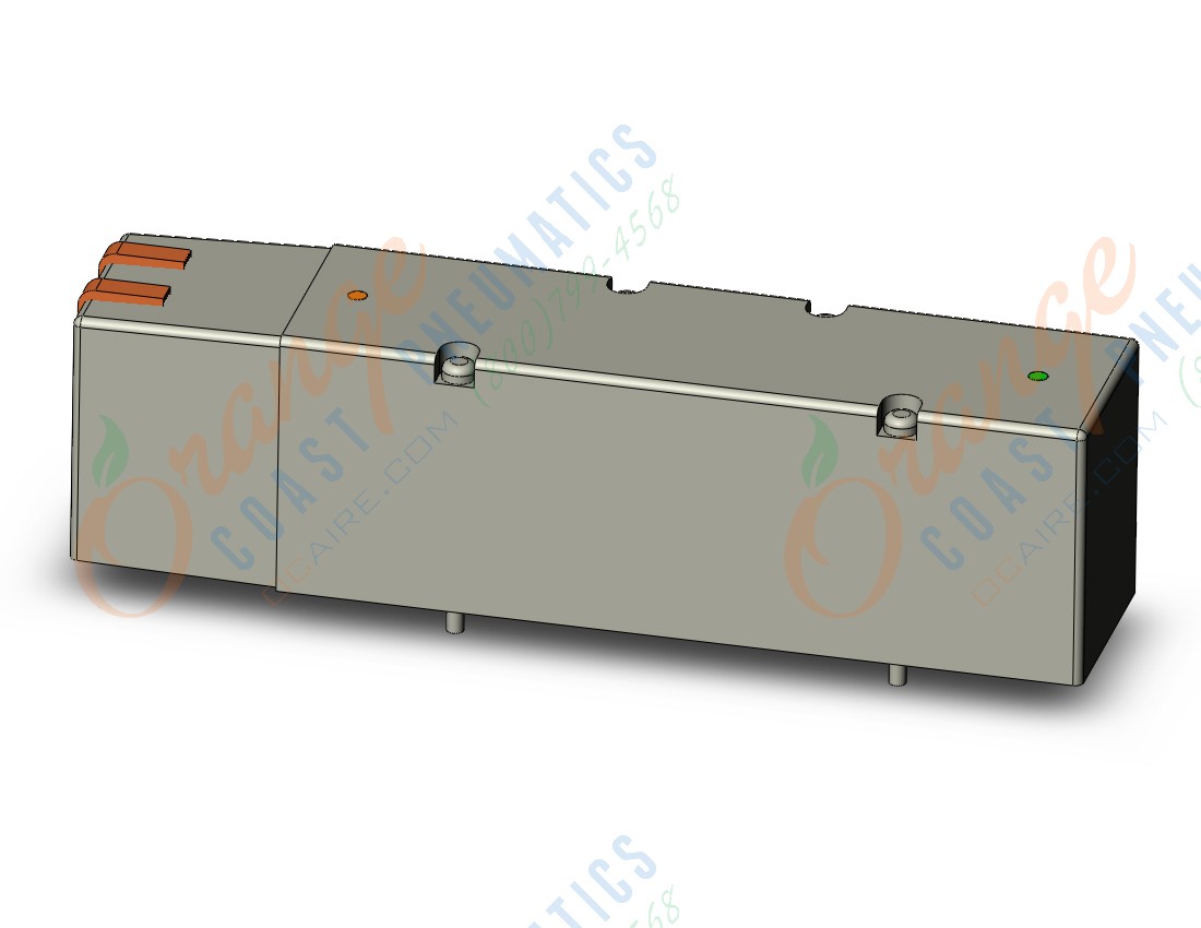 SMC VQ5201-31 valve, sgl sol, plug-in, VQ5000 VALVE, SOL 5 PORT