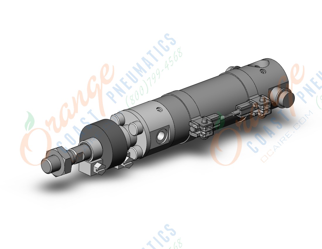 SMC CDG1TA25-50KZ-M9PL cylinder, CG/CG3 ROUND BODY CYLINDER