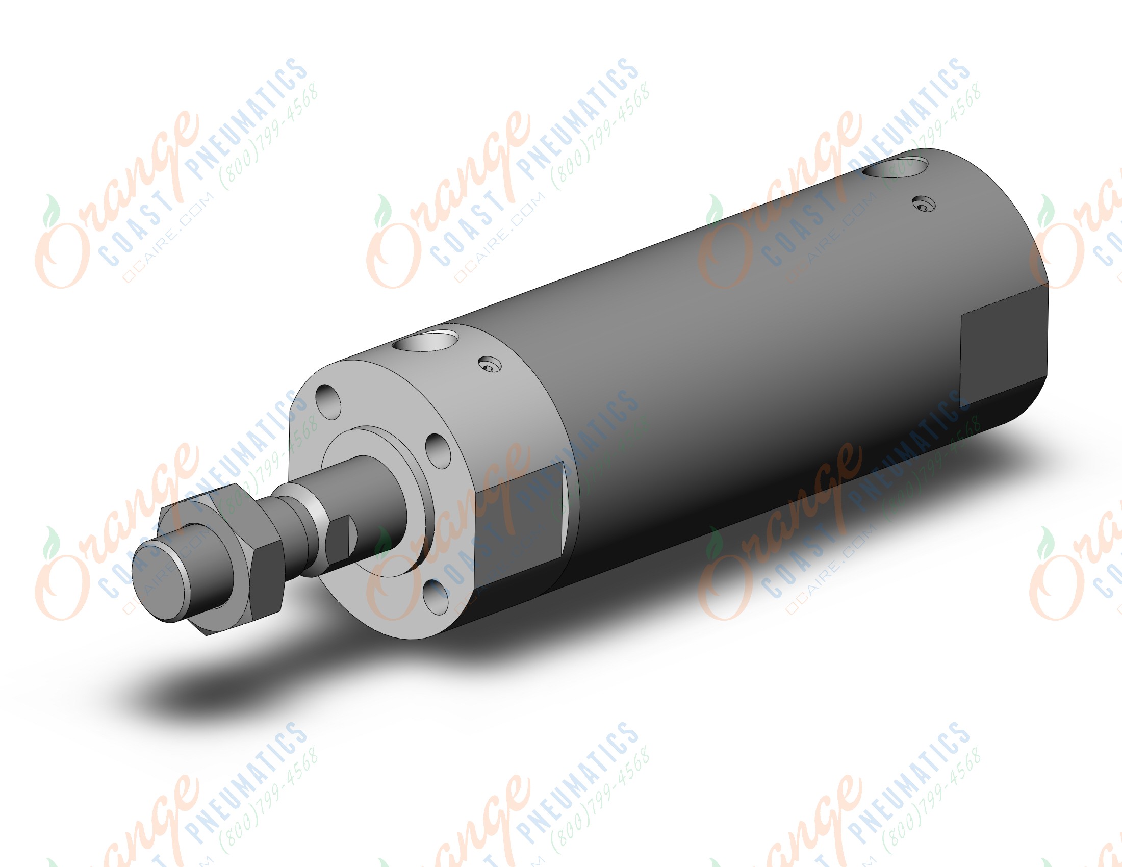 SMC CDG1ZA40TN-50Z base cylinder, CG/CG3 ROUND BODY CYLINDER