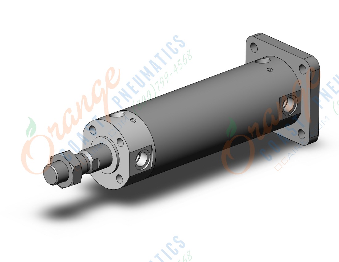 SMC CDG1GA40-75Z cylinder, CG/CG3 ROUND BODY CYLINDER