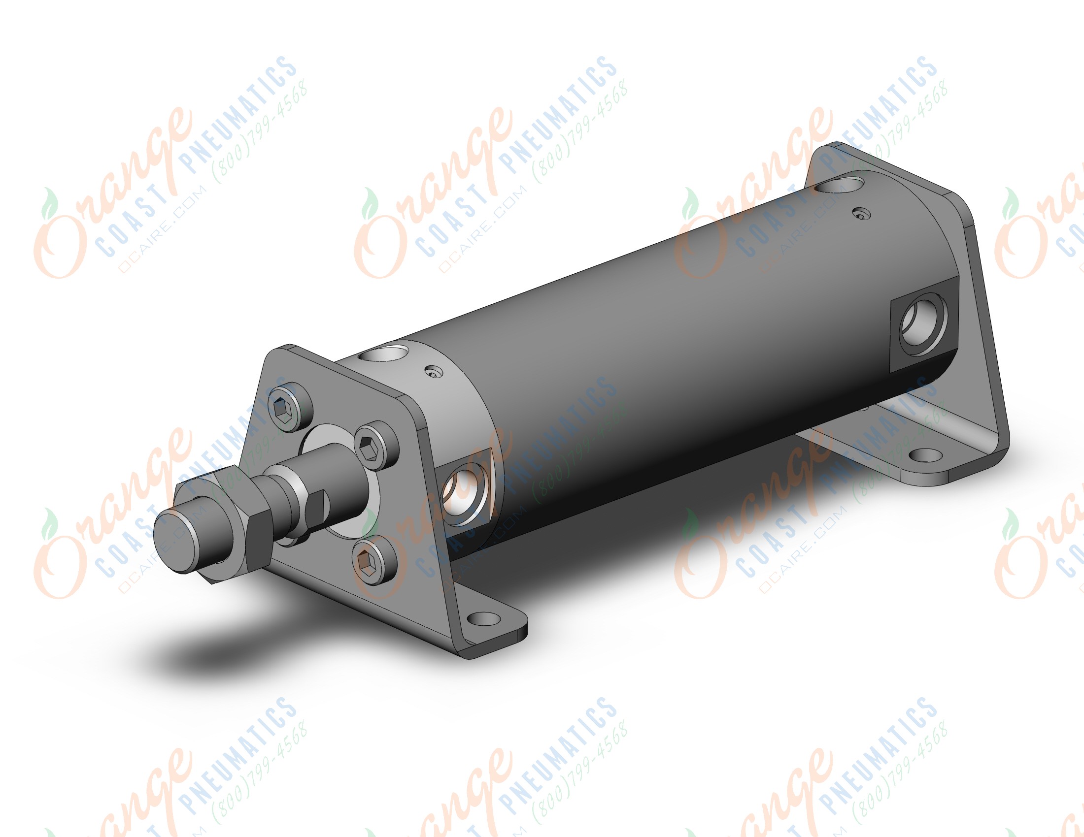 SMC CDG1LA40-75Z cylinder, CG/CG3 ROUND BODY CYLINDER