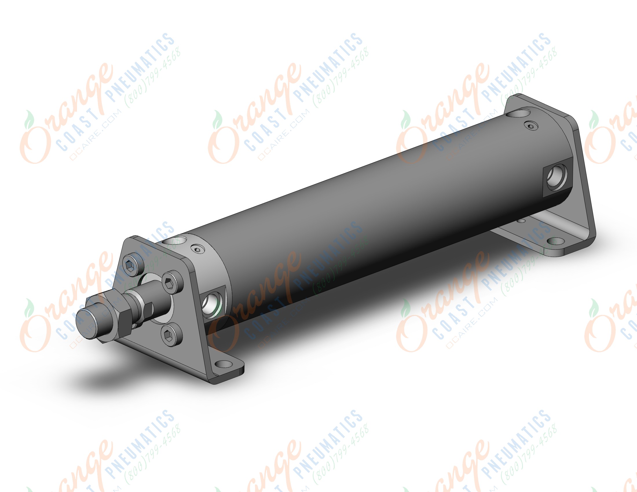 SMC CDG1LA50-200Z cylinder, CG/CG3 ROUND BODY CYLINDER