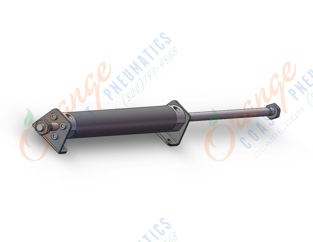 SMC CDG1KWLN25-200Z cylinder, CG/CG3 ROUND BODY CYLINDER