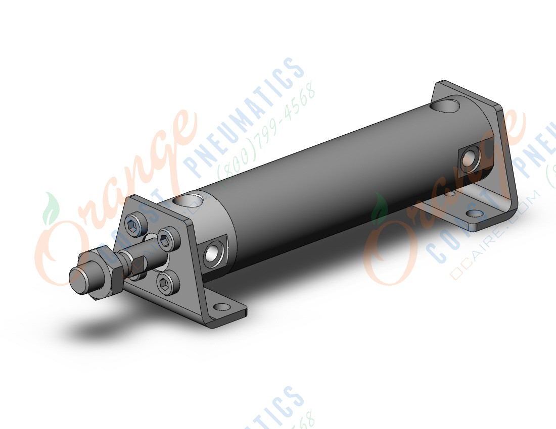 SMC CG1LN25TN-75Z cylinder, CG/CG3 ROUND BODY CYLINDER