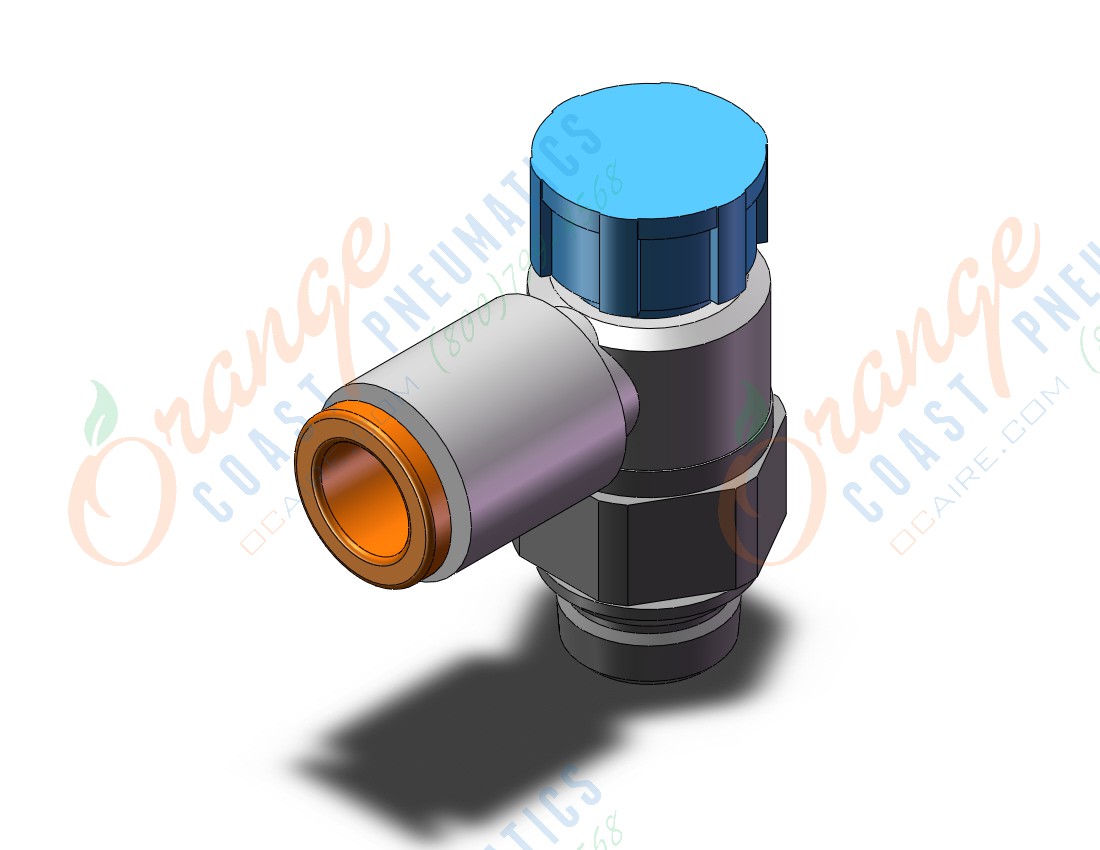 SMC AS2211F-U01-07A flow control with one-touch, FLOW CONTROL W/FITTING***