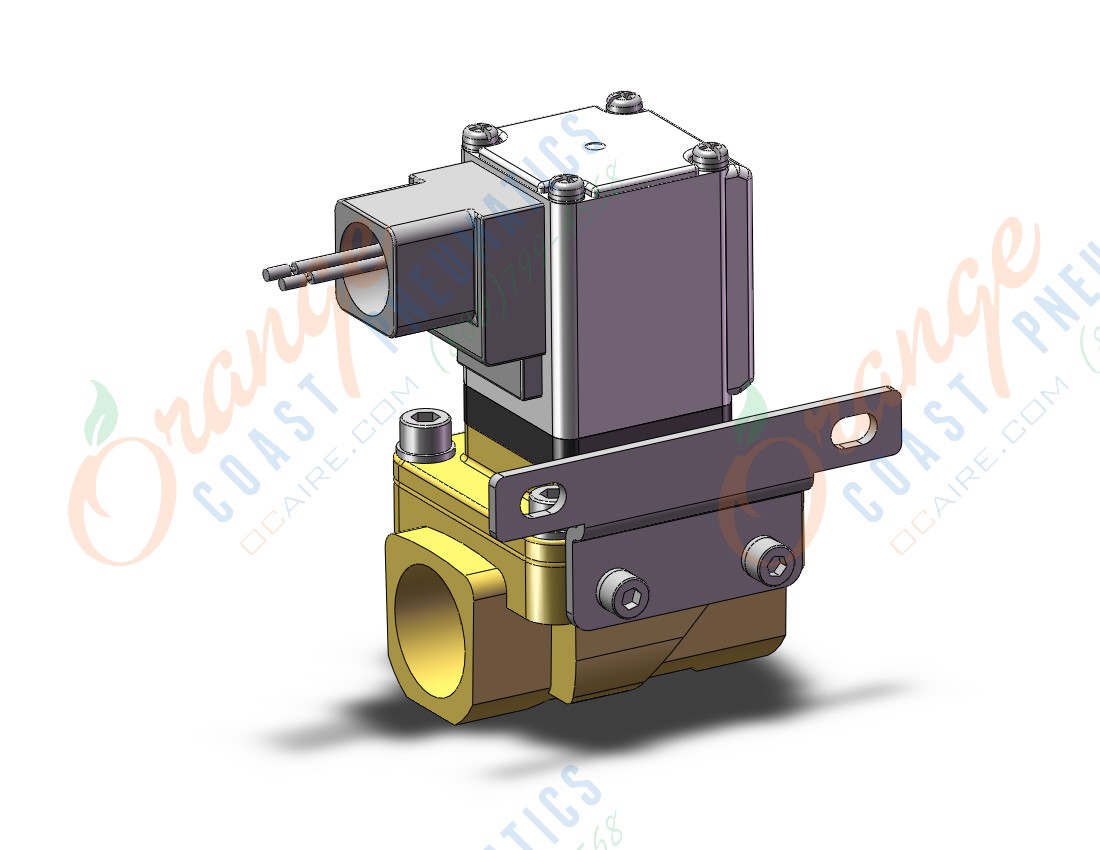 SMC VXZ2C0HSBXB solenoid valve for water, VXD/VXZ 2-WAY MEDIA VALVE