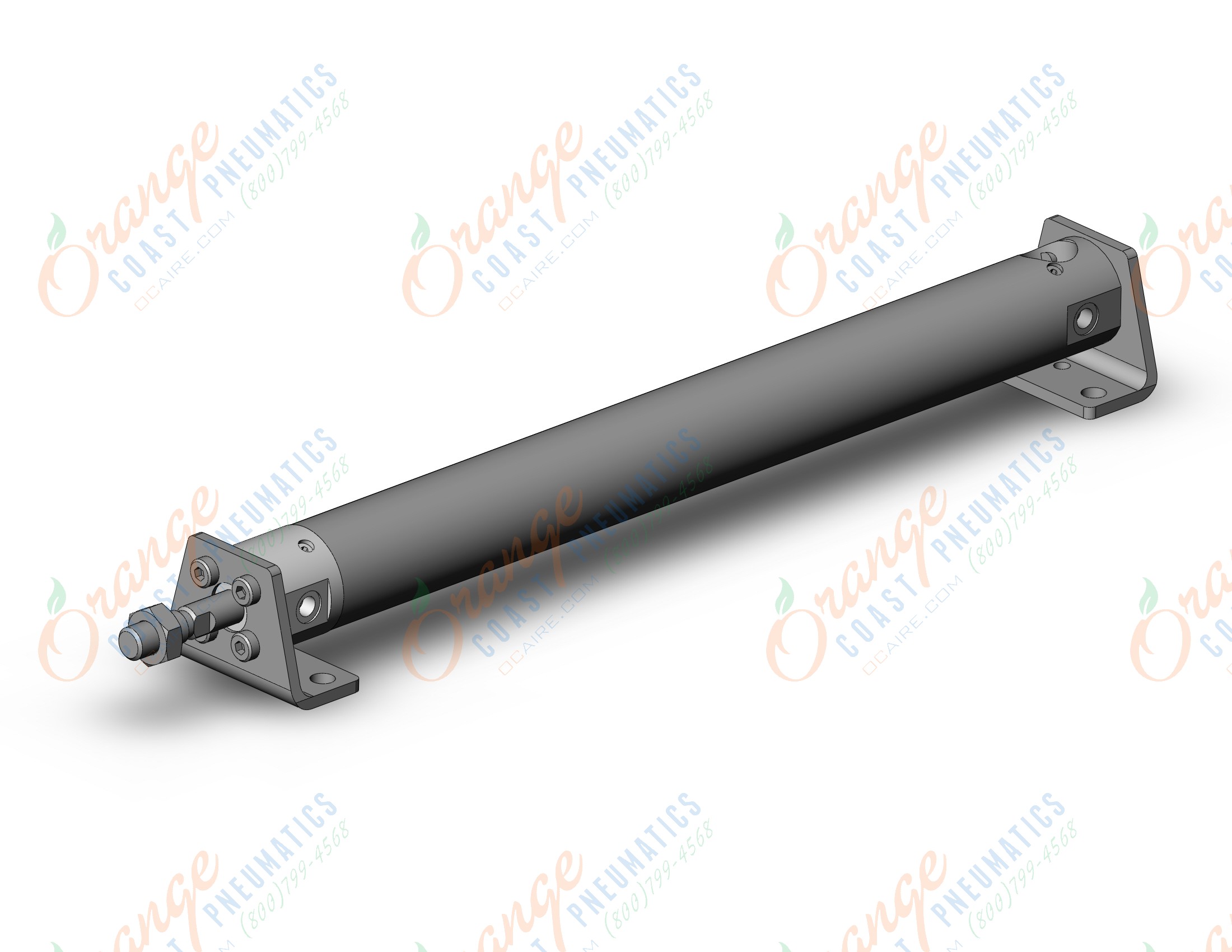 SMC CDG1LA20-200Z cylinder, CG/CG3 ROUND BODY CYLINDER