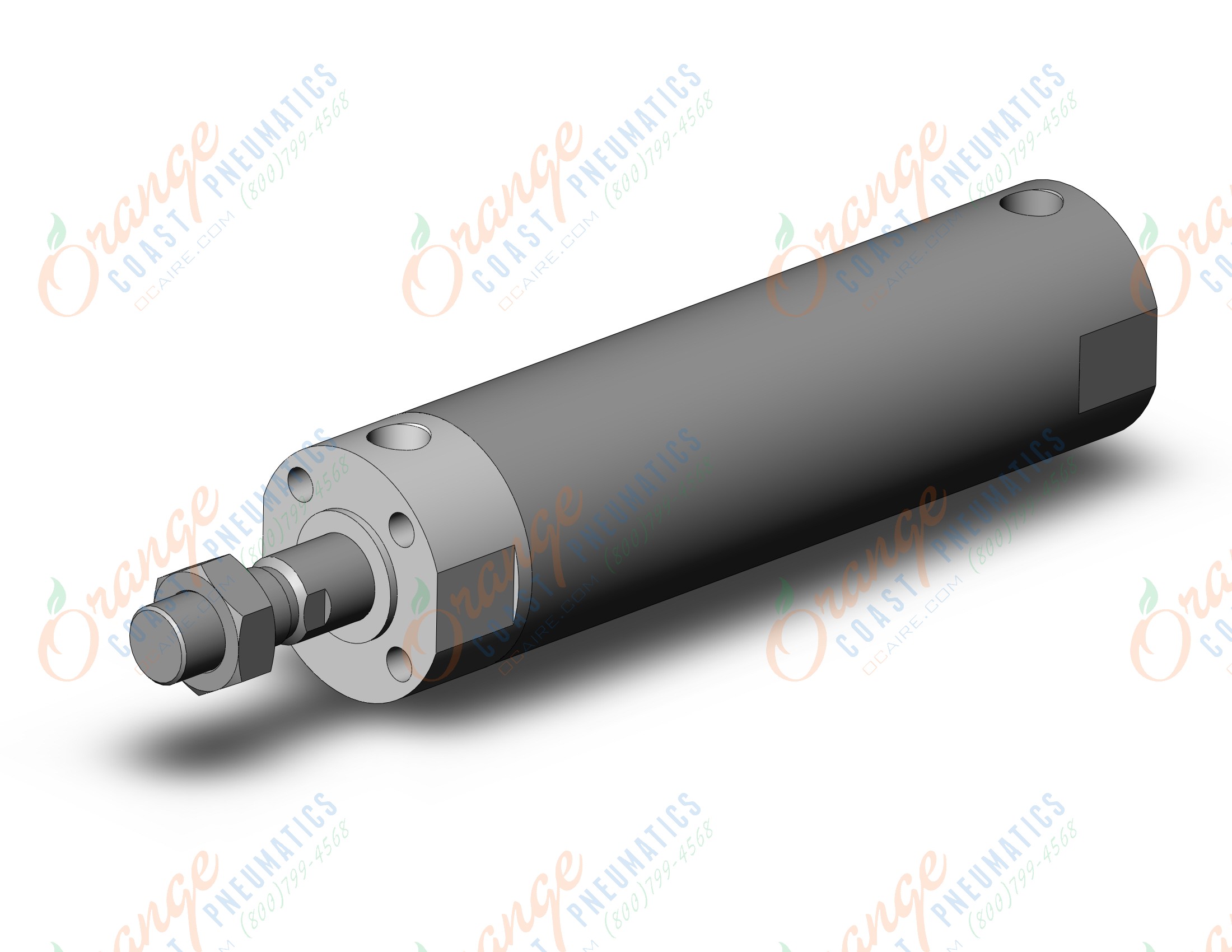 SMC CDG1ZN50-125Z base cylinder, CG/CG3 ROUND BODY CYLINDER