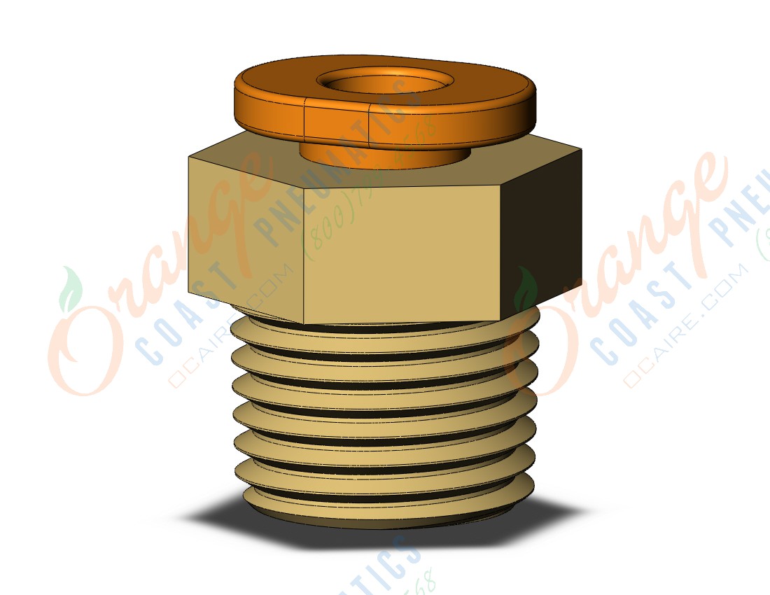 SMC KQ2H03-34AS1 fitting, male connector, KQ2 FITTING (sold in packages of 10; price is per piece)