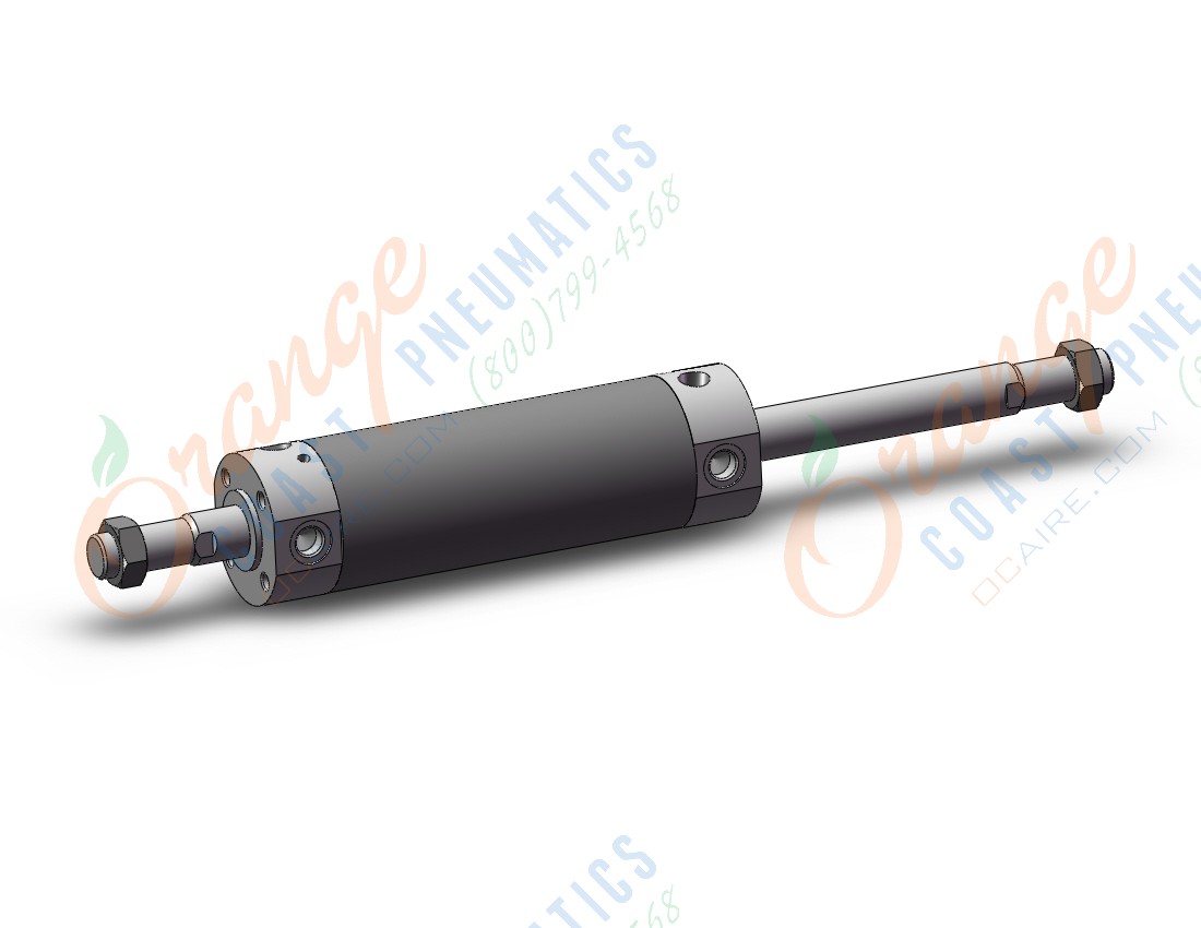 SMC CDG1WBA40-75Z base cylinder, CG/CG3 ROUND BODY CYLINDER