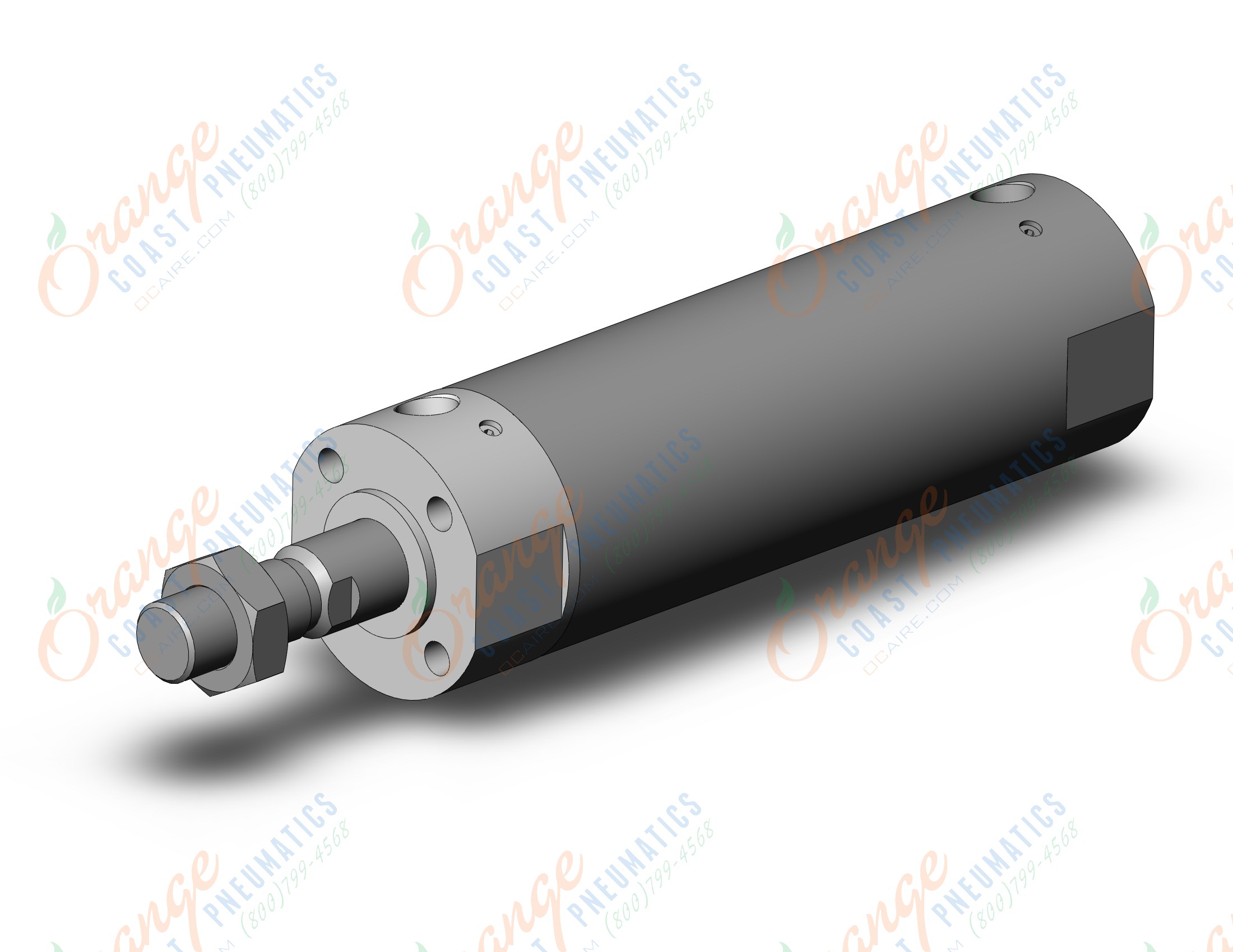 SMC CDG1ZA40TN-75Z base cylinder, CG/CG3 ROUND BODY CYLINDER