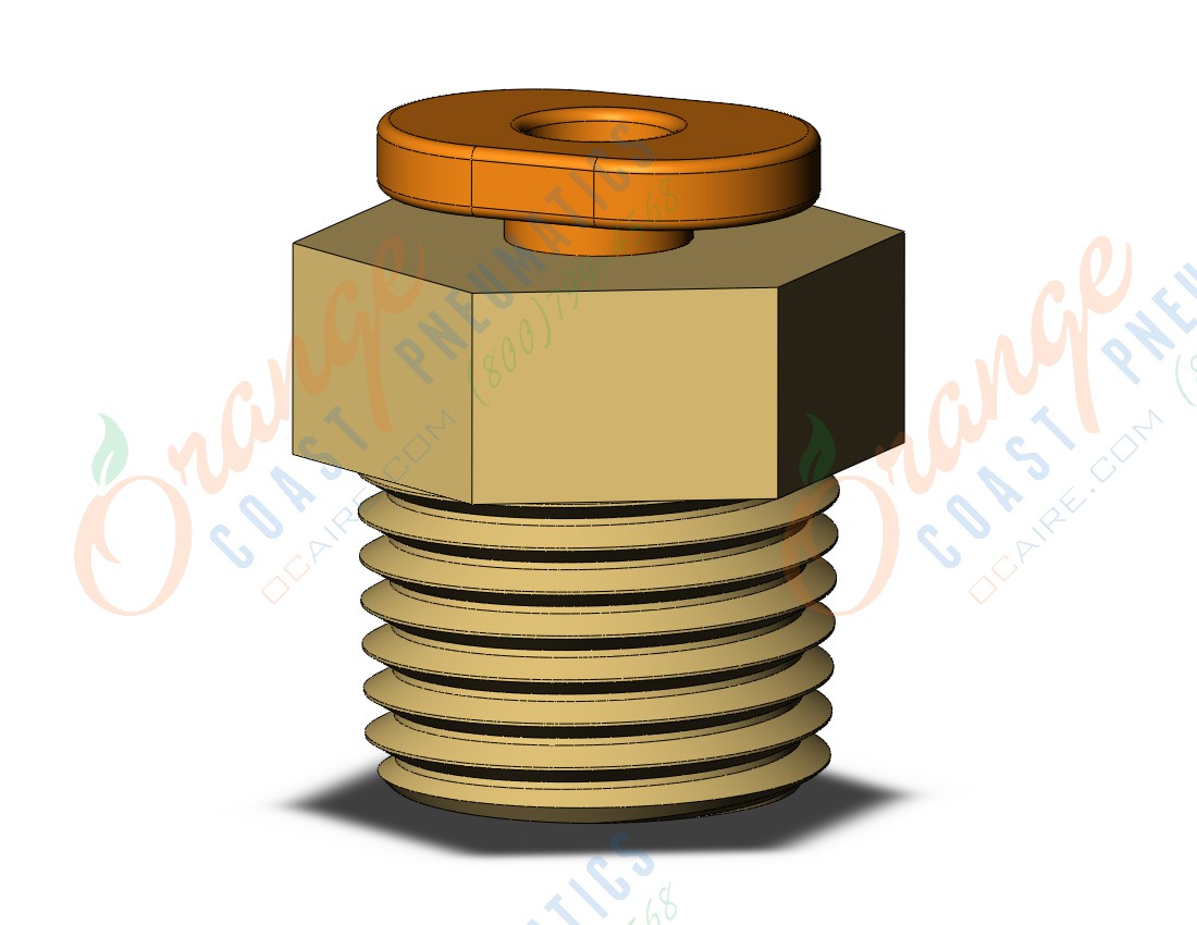 SMC KQ2H01-34AS1 fitting, male connector, KQ2 FITTING (sold in packages of 10; price is per piece)