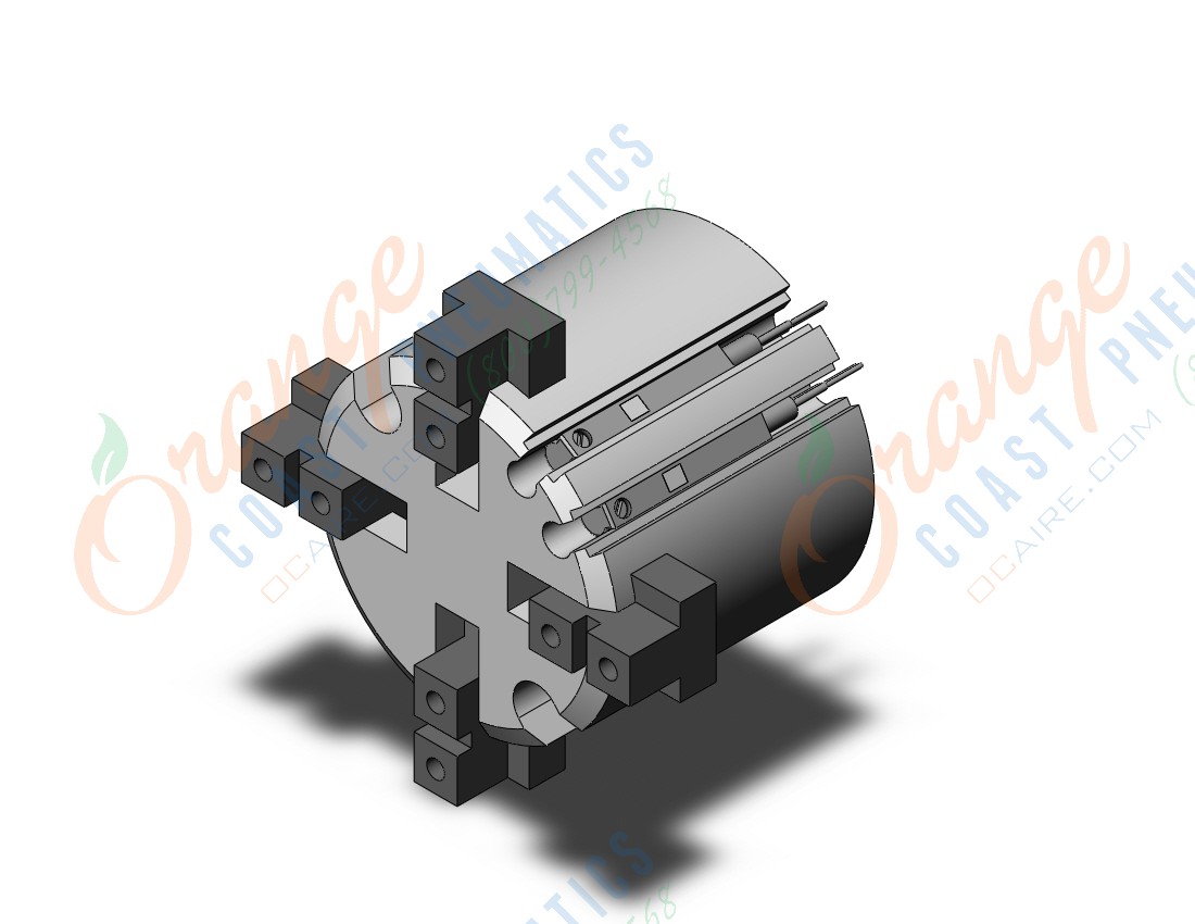SMC MHS4-25D-M9BSAPC cylinder, MHS3 GRIPPER, 3-FINGER