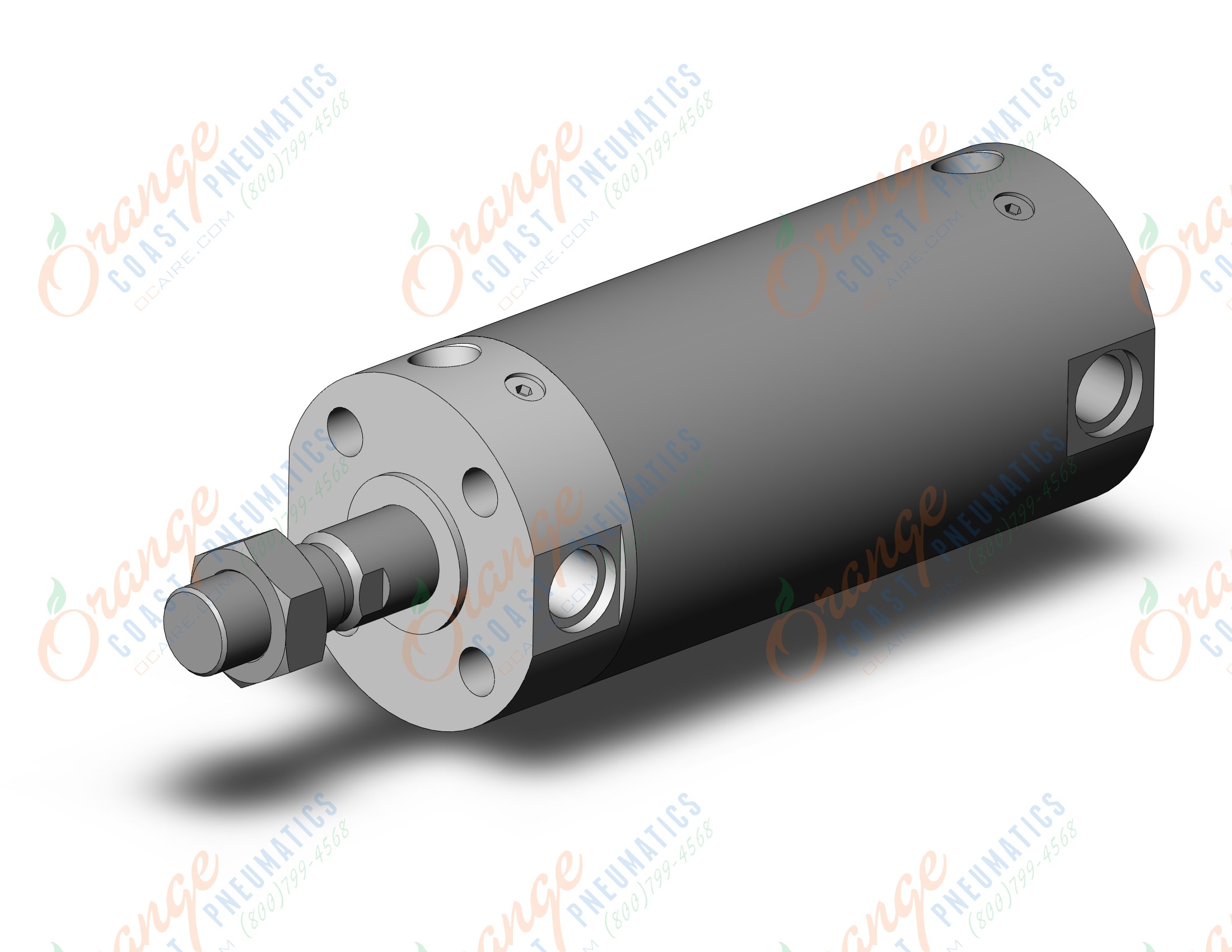 SMC CG1BA63TN-75Z base cylinder, CG/CG3 ROUND BODY CYLINDER