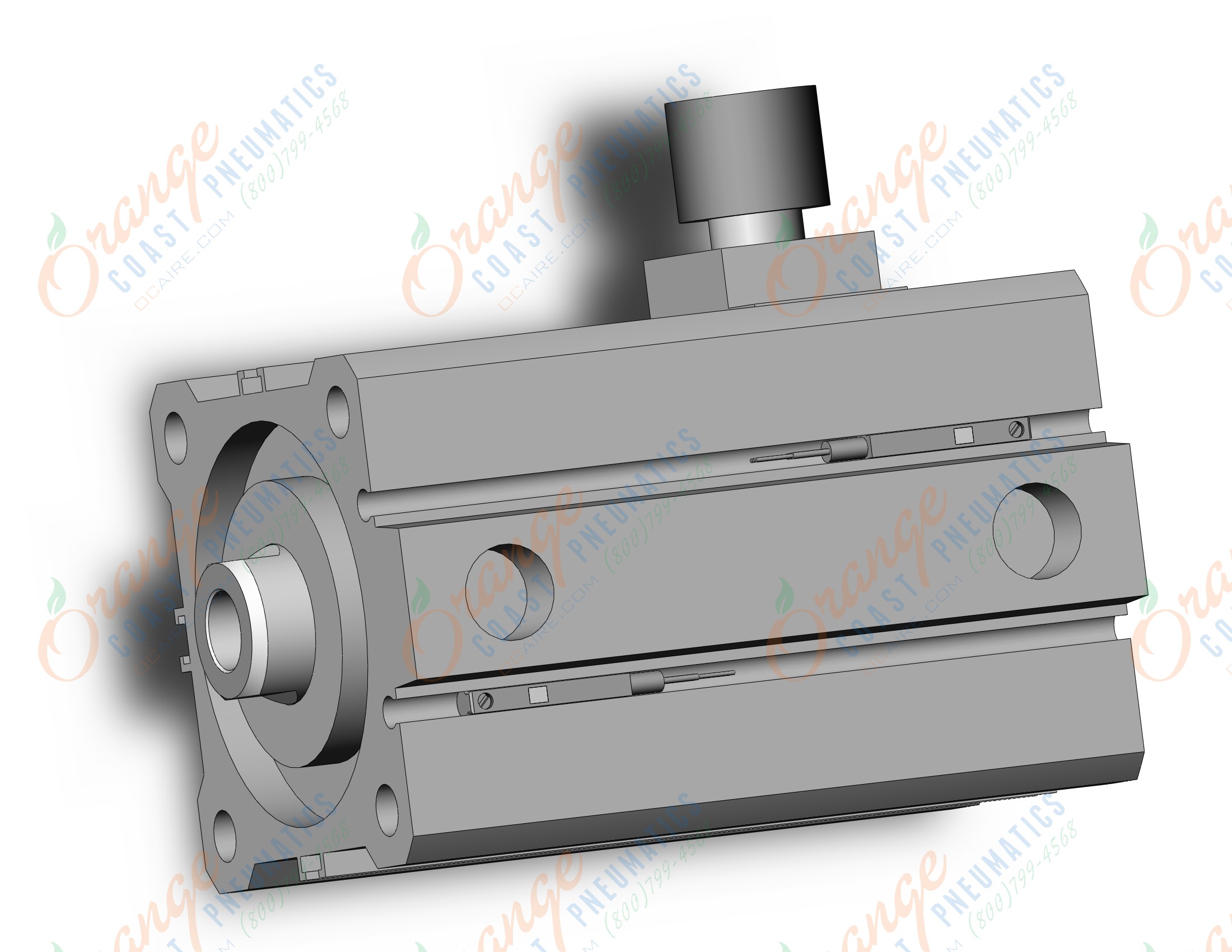 SMC CDBQ2A50-25DC-HL-M9PSAPC cyl, compact, locking, sw cap, CBQ2 CYLINDER COMPACT LOCKING