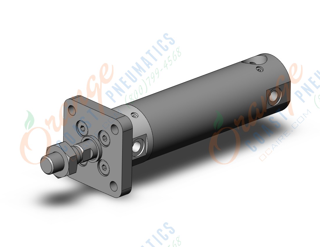 SMC CDG1FA25-50Z cylinder, CG/CG3 ROUND BODY CYLINDER