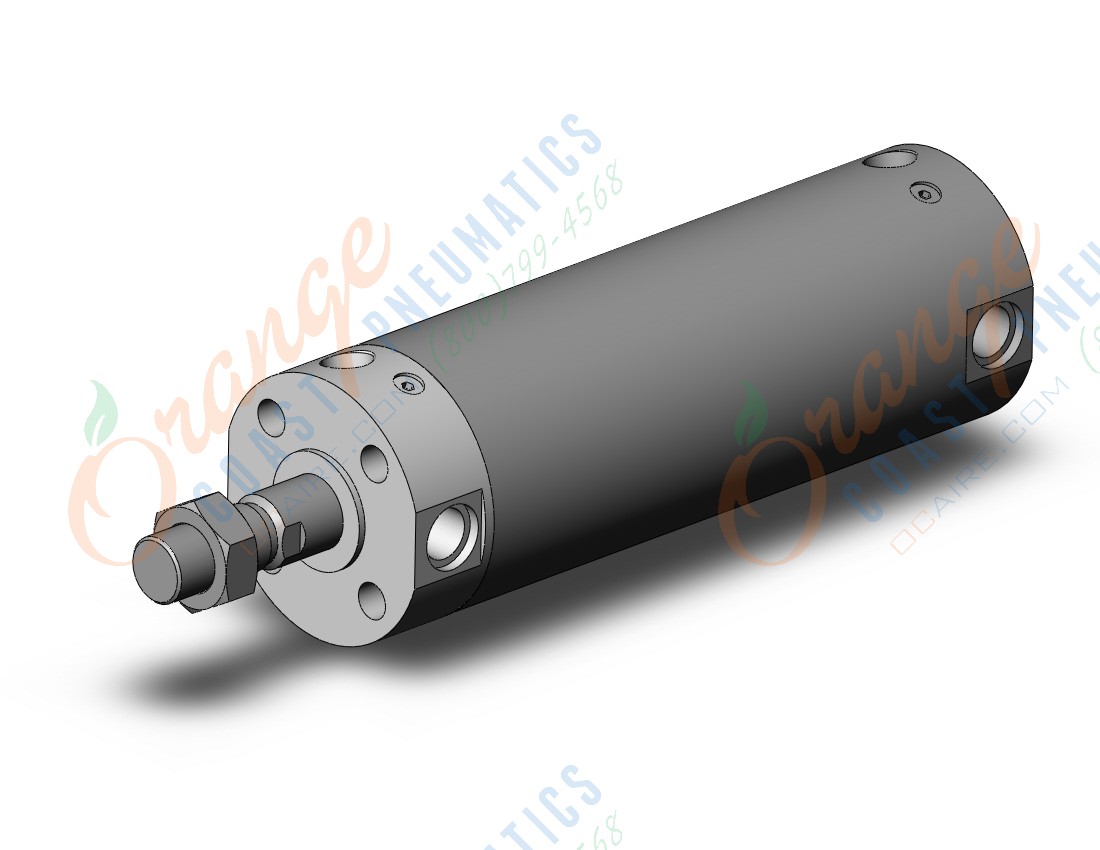 SMC CG1BA63-125Z cylinder, CG/CG3 ROUND BODY CYLINDER