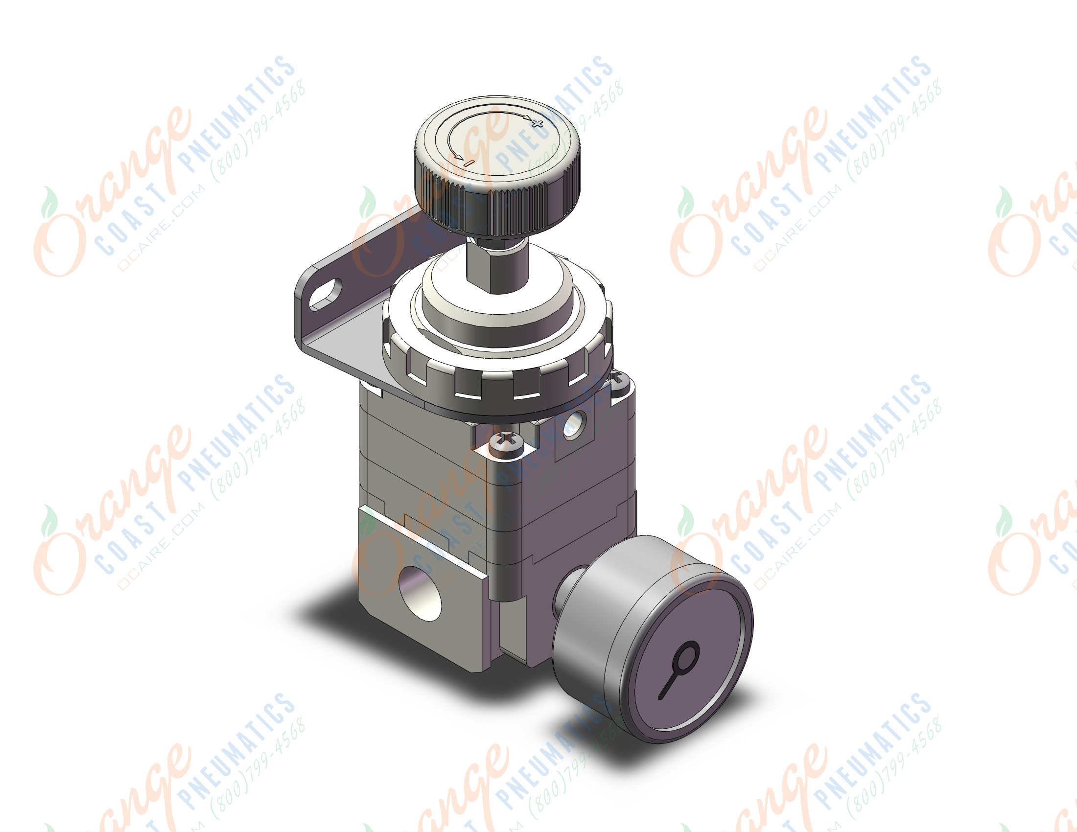 SMC IR1010-01BG-A regulator, precision, 1/8 pt, IR PRECISION REGULATOR