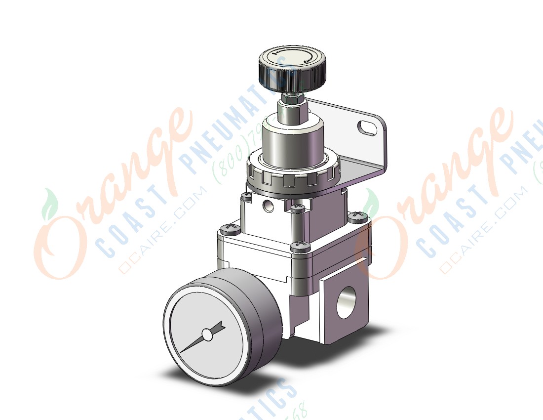 SMC IR2000-02BG-A regulator, precision, 1/4 pt, IR PRECISION REGULATOR