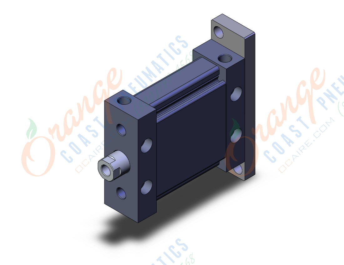 SMC MUG50-50DZ cyl, compact, plate, MU COMPACT CYLINDER