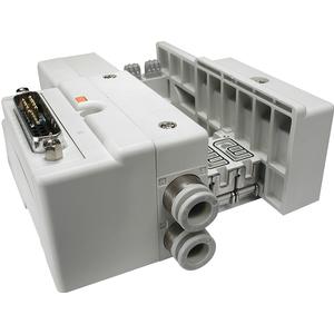 SMC SS5Q13-12FD1-DN mfld, plug-in, sq1000, SS5Q1 MANIFOLD SQ1000