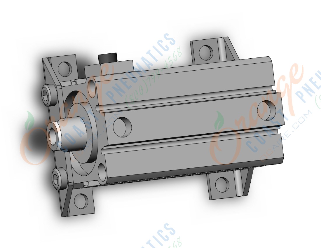 SMC CDBQ2L50-50DC-RN-A93L cyl, compact, locking, sw cap, CBQ2 CYLINDER COMPACT LOCKING
