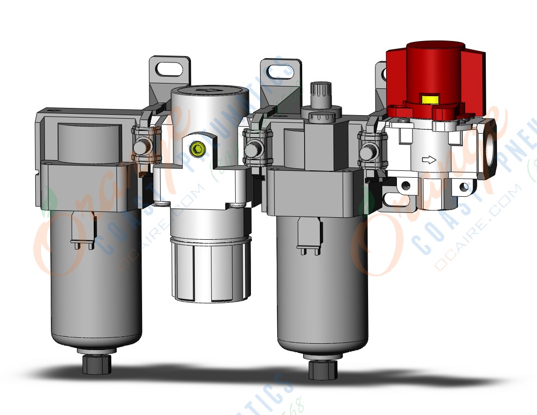 SMC AC40-04-V-2-A f/r/l combo modular, AC MASS PRO