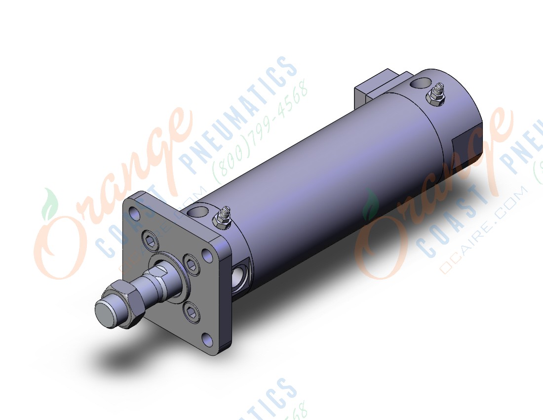 SMC CDBG1FA40-75-HN cylinder, CBG1 END LOCK CYLINDER