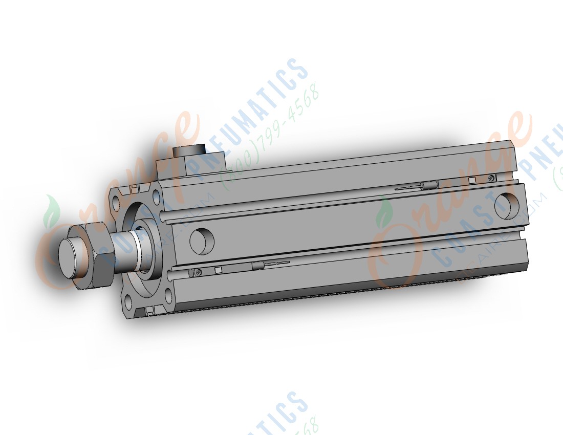 SMC CDBQ2A32-75DCM-RN-M9BL cyl, compact, locking, sw cap, CBQ2 CYLINDER COMPACT LOCKING