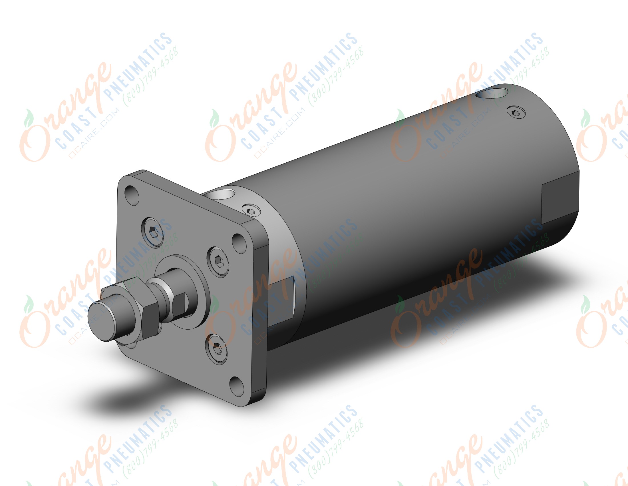 SMC CDG1FA80-125Z cylinder, CG/CG3 ROUND BODY CYLINDER