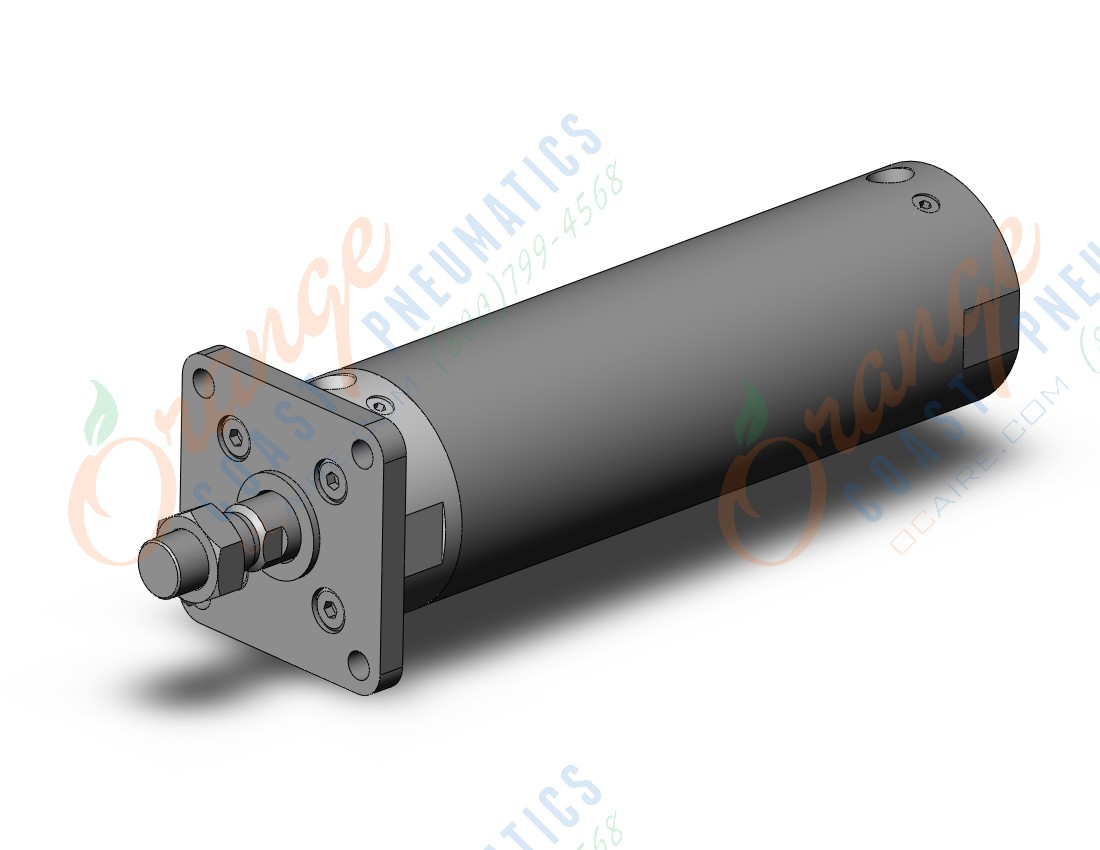 SMC CDG1FA80-200Z cylinder, CG/CG3 ROUND BODY CYLINDER