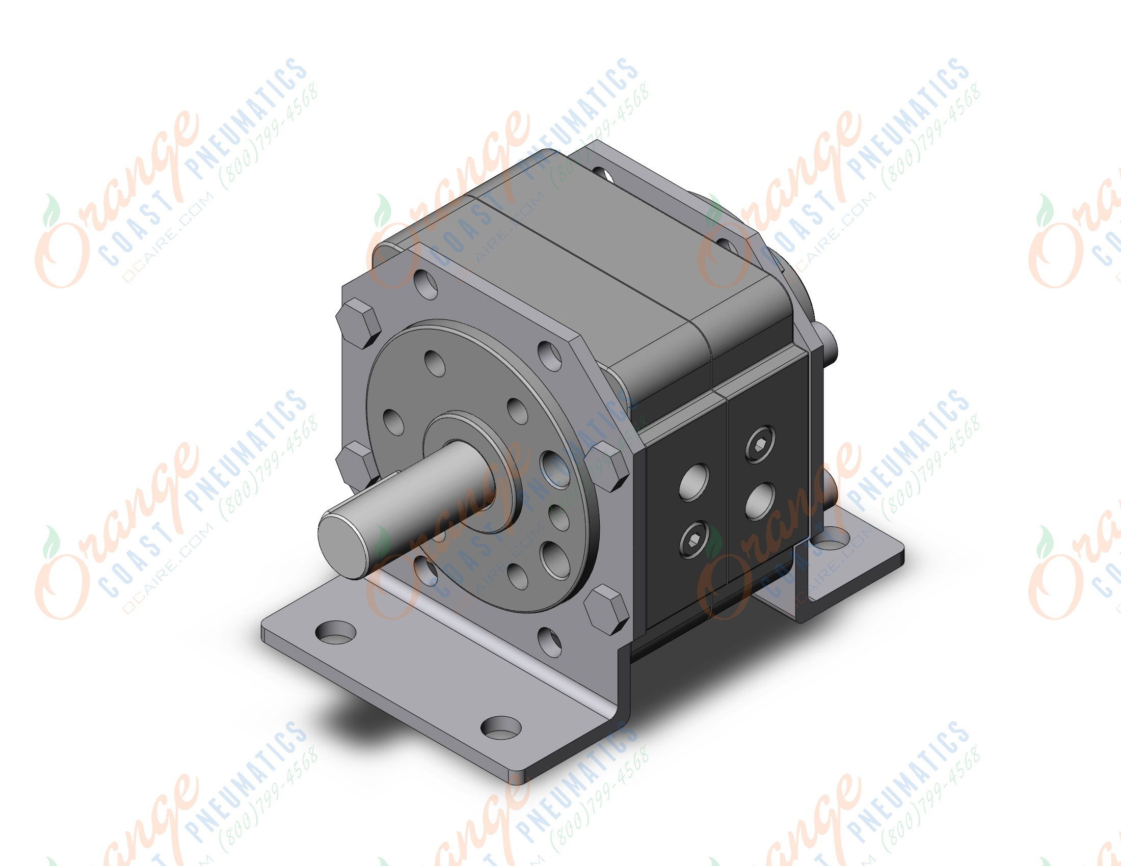 SMC CDRB1LW100-180S-XF actuator, rotary, mini/vane, CRB1BW ROTARY ACTUATOR