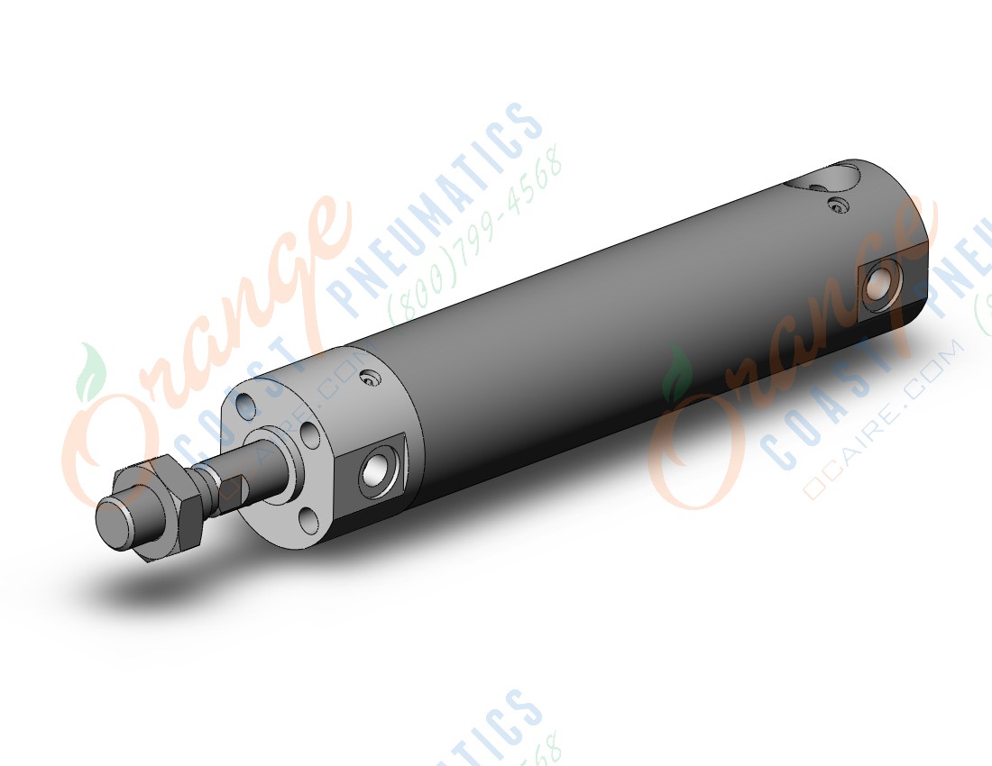 SMC CG1BA25-75Z base cylinder, CG/CG3 ROUND BODY CYLINDER