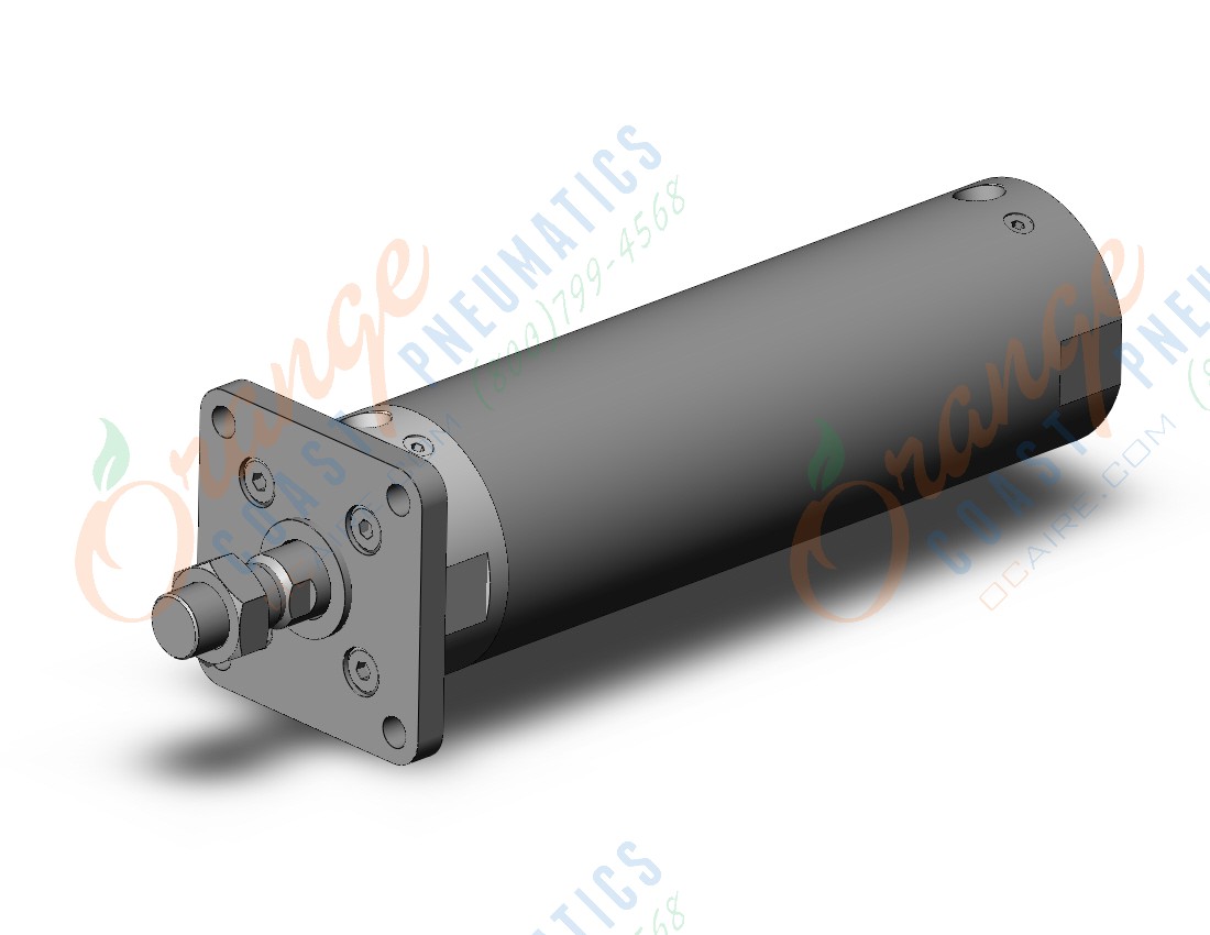 SMC CG1FA80-200Z cylinder, CG/CG3 ROUND BODY CYLINDER