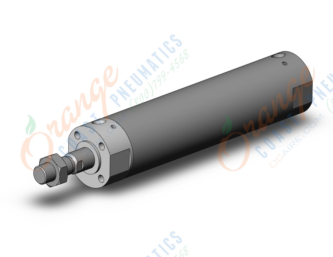 SMC CG1ZA40-125Z base cylinder, CG/CG3 ROUND BODY CYLINDER