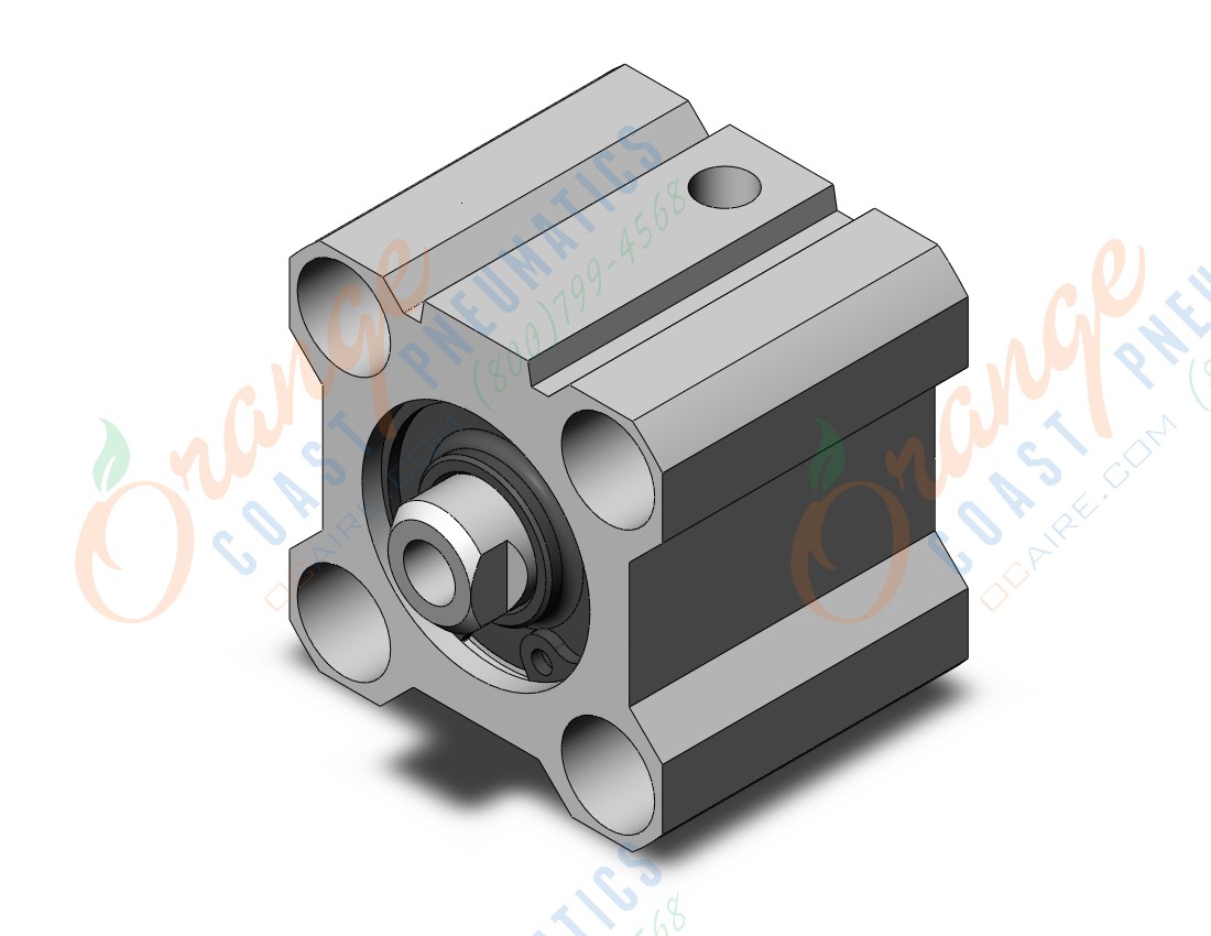 SMC CQ2B20-10S-L cyl, compact, sgl acting, CQ2 COMPACT CYLINDER