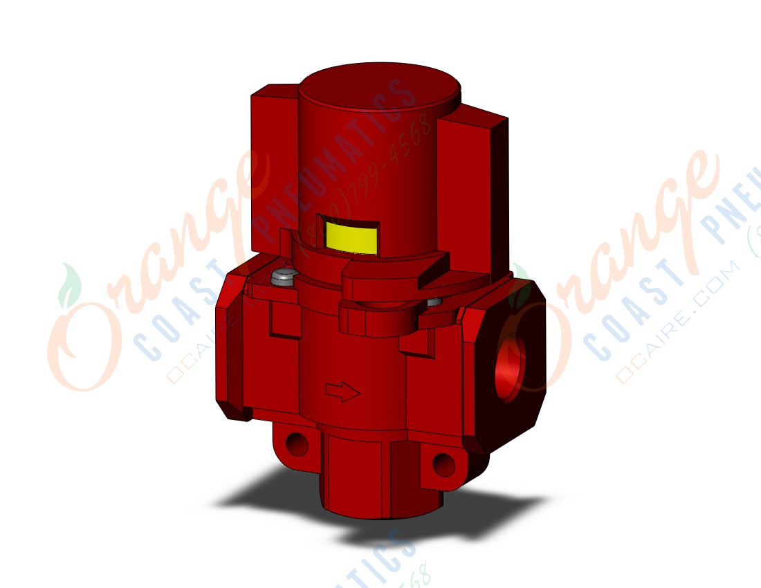 SMC VHS30-02B-X1 single action relief valve, VHS HAND VALVE