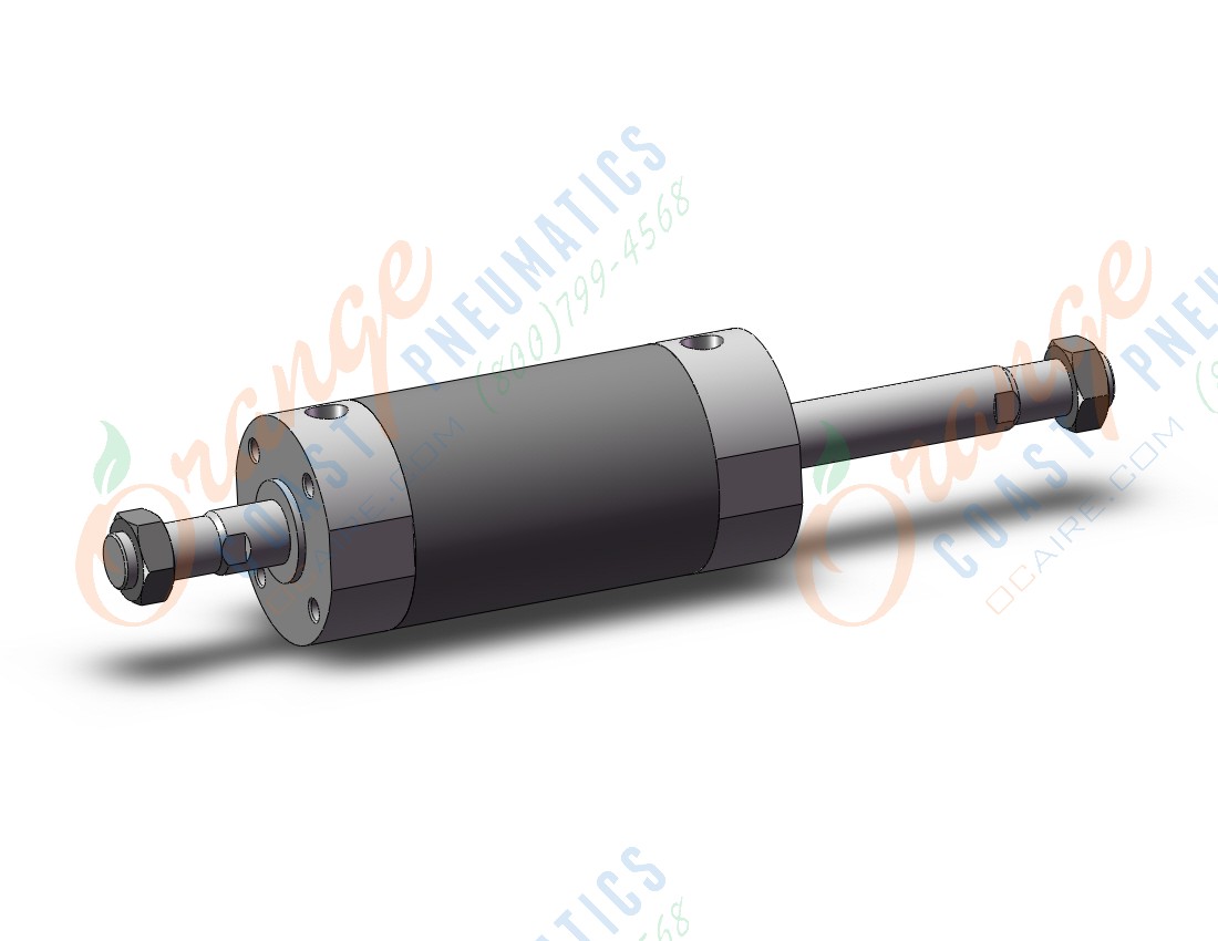 SMC CDG1WBN80-75Z base cylinder, CG/CG3 ROUND BODY CYLINDER