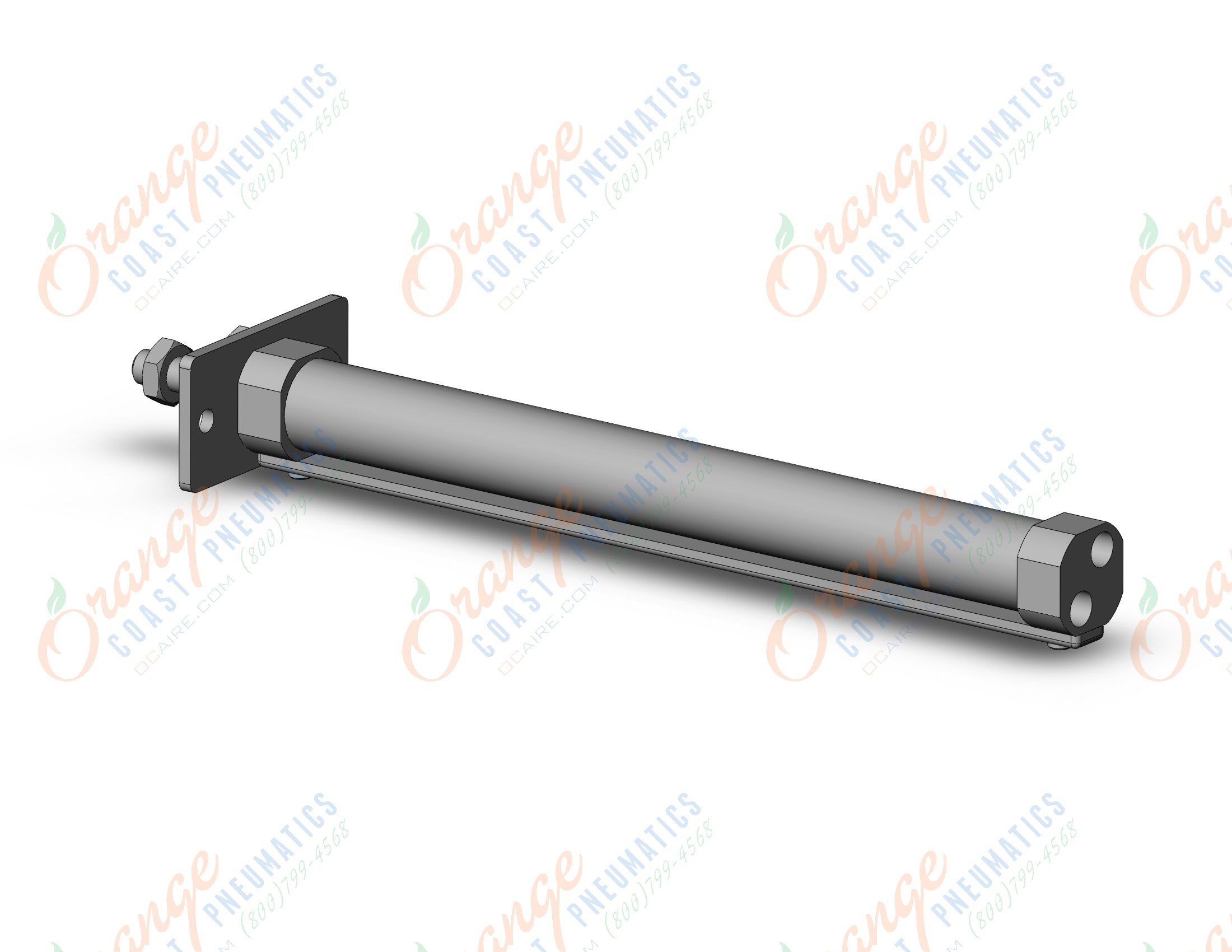 SMC CDM2F25TNP-225 cyl, rnd body, CM2/CM3 ROUND BODY CYLINDER